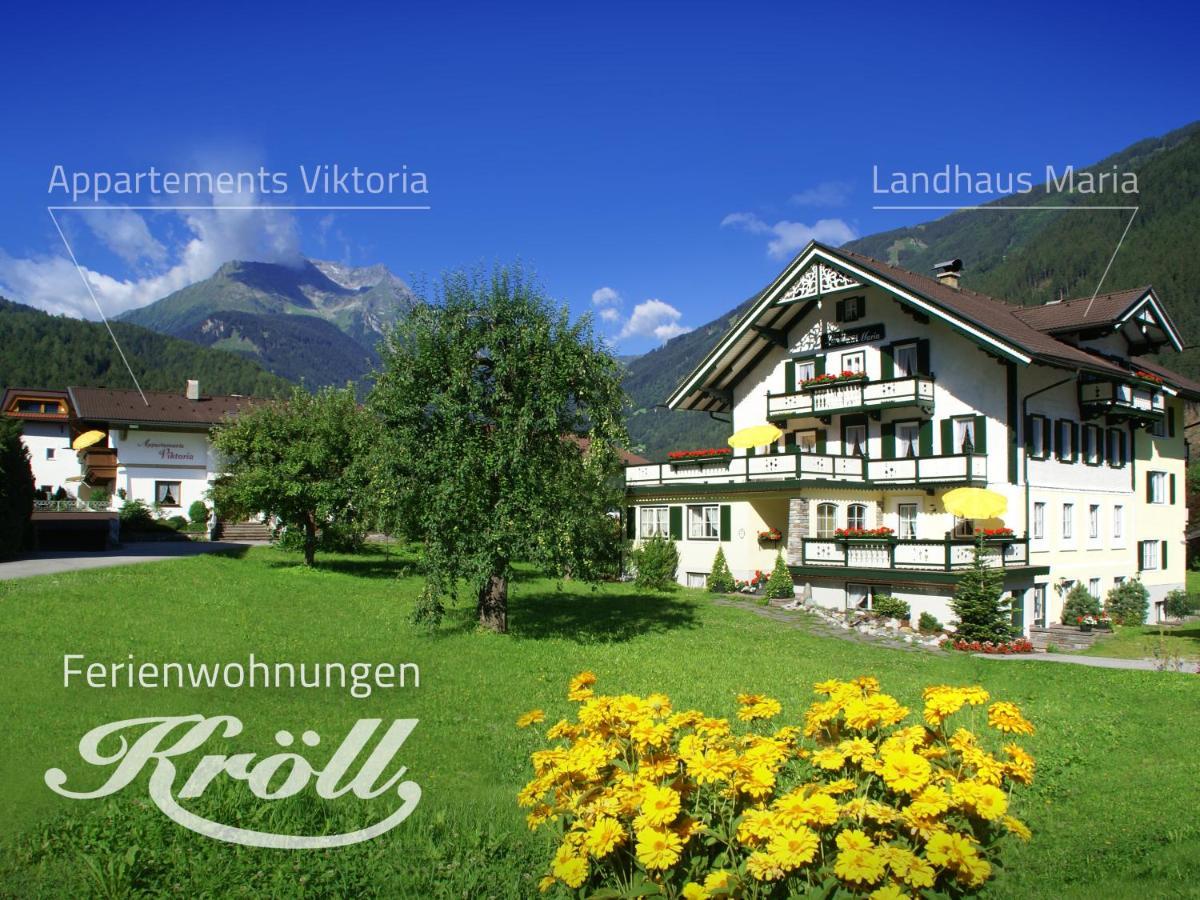 Ferienwohnungen Kroll - Appartements Viktoria Und Landhaus Maria Mayrhofen Exterior foto