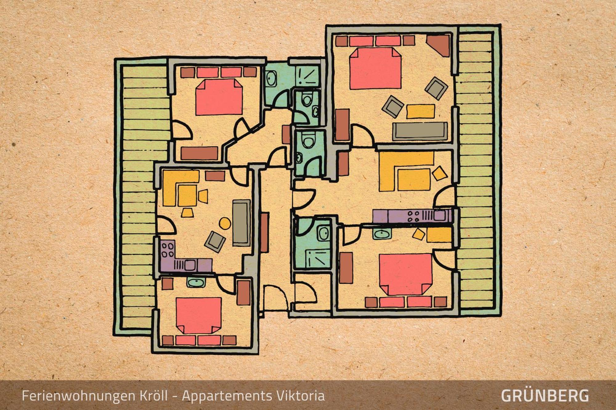 Ferienwohnungen Kroll - Appartements Viktoria Und Landhaus Maria Mayrhofen Quarto foto