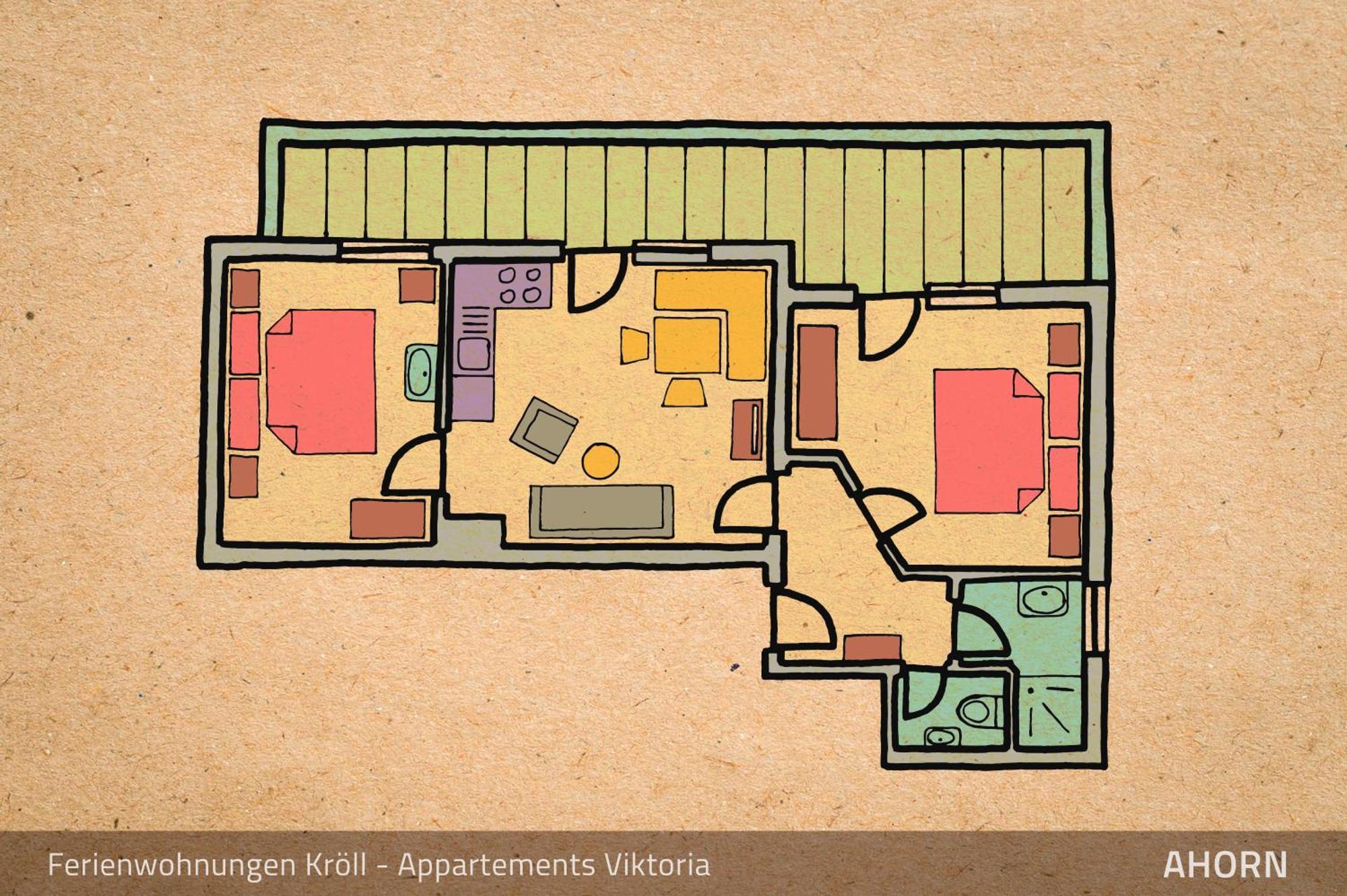 Ferienwohnungen Kroll - Appartements Viktoria Und Landhaus Maria Mayrhofen Quarto foto